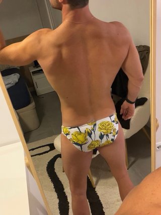Bañador slip estampado floral
