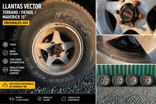 Llantas Vector 15 Terrano/Patrol/Maverick 4x4