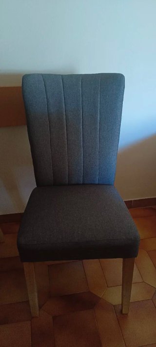 Sedie da pranzo imbottite (6 unità)