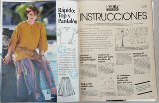 Revista Burda Moda Tallas Grandes 1990/1993