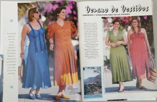 Revista Burda Moda Tallas Grandes 1990/1993