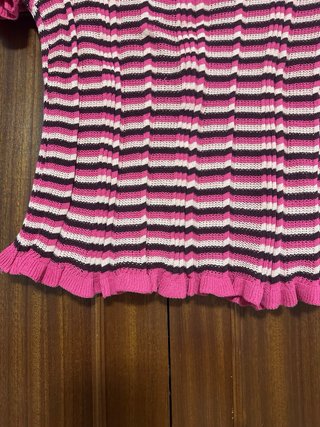 Camiseta Zara Punto Rayas Talla S