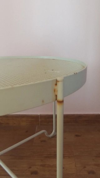 Mesa auxiliar redonda Ikea exterior