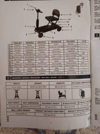 Scooter eléctrico 4 ruedas Pepe Mobility