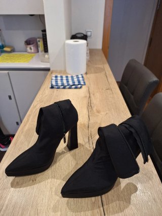 Botas de vestir negras para mujer
