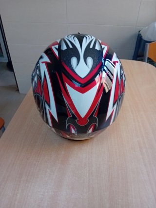 Casco Integral Shark Negro, Rojo y Blanco