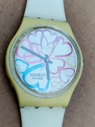 Reloj vintage Swatch Bouquet d'Amour 2008