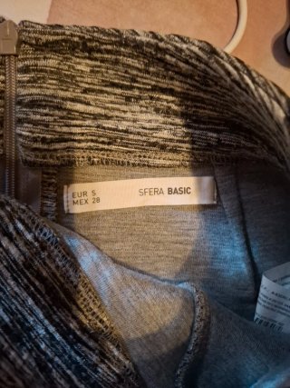 Falda Sfera T.S Gris y Blanca