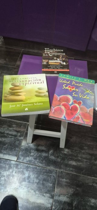 Lote 3 libros esotéricos: Hechizos, Sanación, Vida