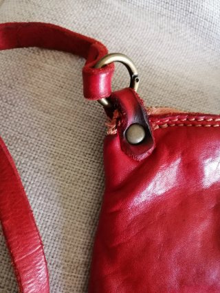 Borsetta Campomaggi tracolla rossa