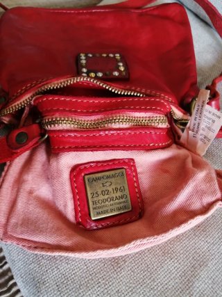 Borsetta Campomaggi tracolla rossa