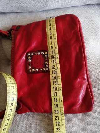 Borsetta Campomaggi tracolla rossa