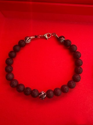 Set braccialetti pietra lavica