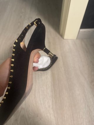 Zapatos de fiesta Zara negros con tachuelas