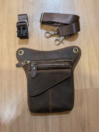 Riñonera de pierna polipiel