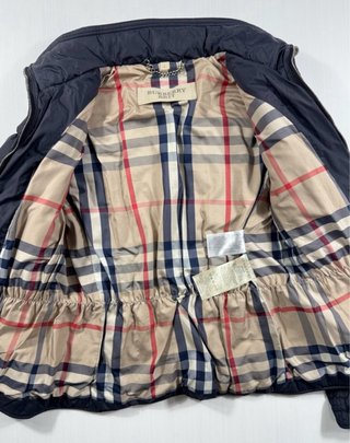 Chaqueta Burberry Negra Plumas