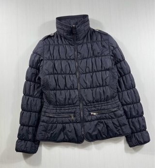 Chaqueta Burberry Negra Plumas