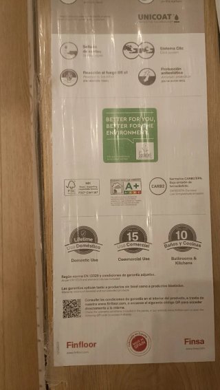 4 Cajas de suelo lamind Arles Evolve Finfloor