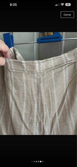 Bermuda Lino Mujer Southern Cotton Beige