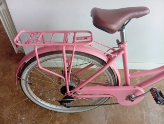 Bicicleta Urbana Rosa Mujer Rodado 26