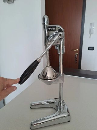 Spremiagrumi Vintage Metallo Acciaio