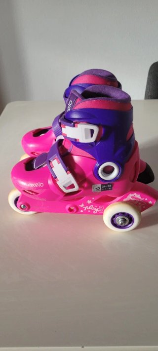 Patines Decathlon Talla 26-28 Rosa/Morado