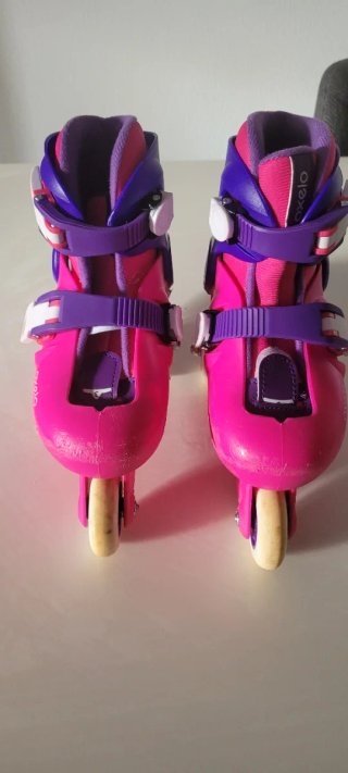 Patines Decathlon Talla 26-28 Rosa/Morado