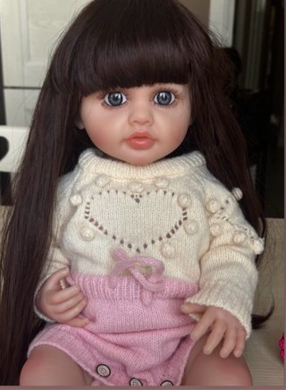 Bambola reborn 55 cm