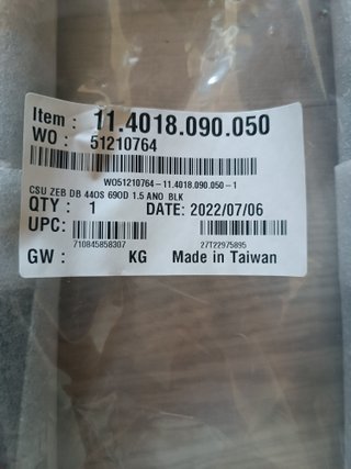 Tubo dirección cónico bicicleta