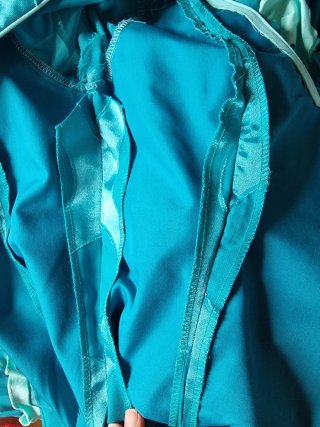 Vestido de flamenca azul talla S