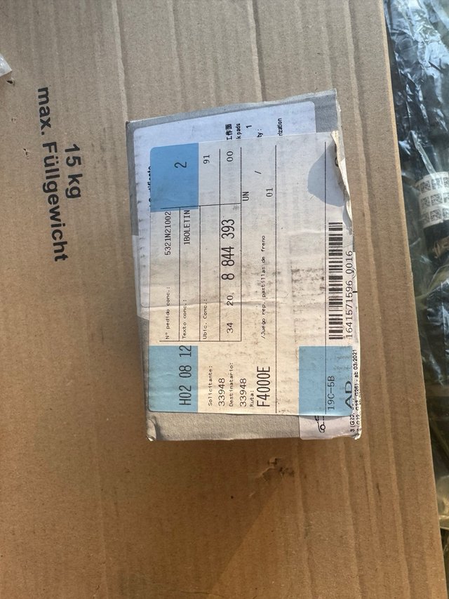 Pastillas de freno BMW 34208844393