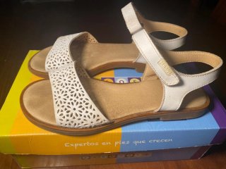 Sandalias Pablosky Niña Talla 36 Blancas