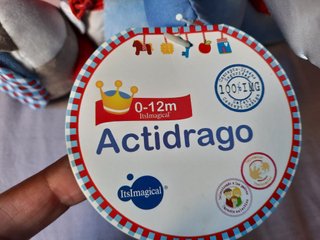 Muñeco DRAGÓN ACTIVIDADES (ACTIDRAGO) de ItImagica