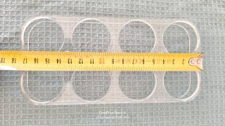 Bandeja huevera transparente para nevera