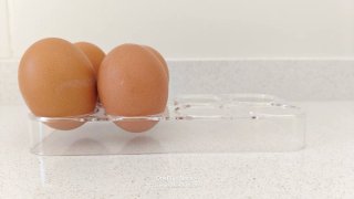 Bandeja huevera transparente para nevera