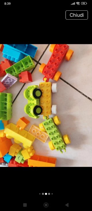 Mattoncini colorati tipo Lego 3kg