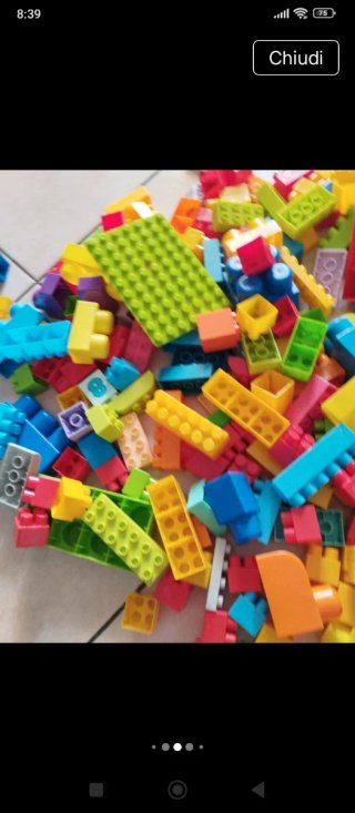 Mattoncini colorati tipo Lego 3kg