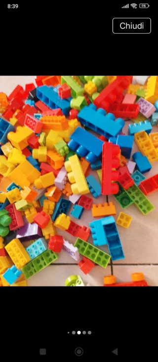 Mattoncini colorati tipo Lego 3kg
