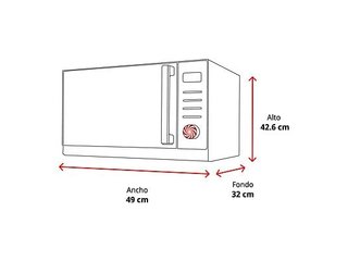 Microondas Whirlpool MWF421SL Negro