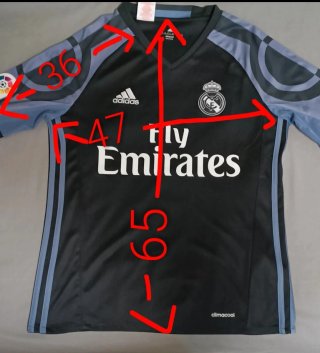 Conjunto de niño Real Madrid Adidas Negro Gris.