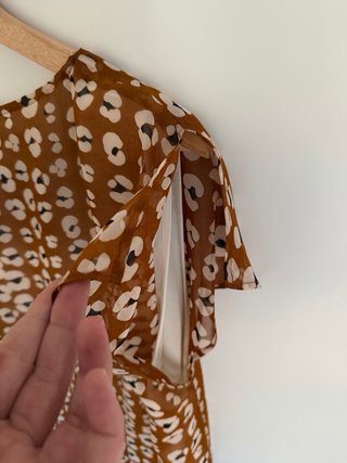 Blusa Punto Roma animal print talla XL 44