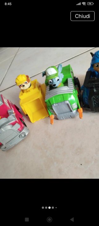 Set 4 Macchinine Paw Patrol