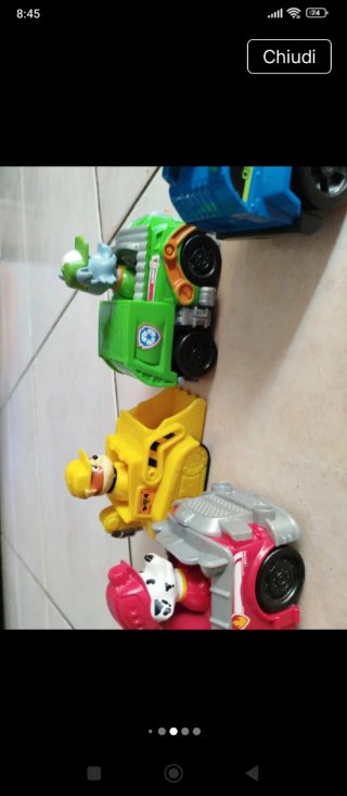 Set 4 Macchinine Paw Patrol