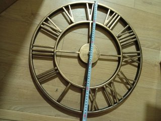 Reloj de Pared Grande con Números Romanos