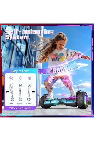 Hoverboard Go Kart Seat 8.5