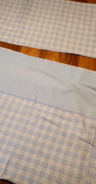 Juego de sábanas a cuadros