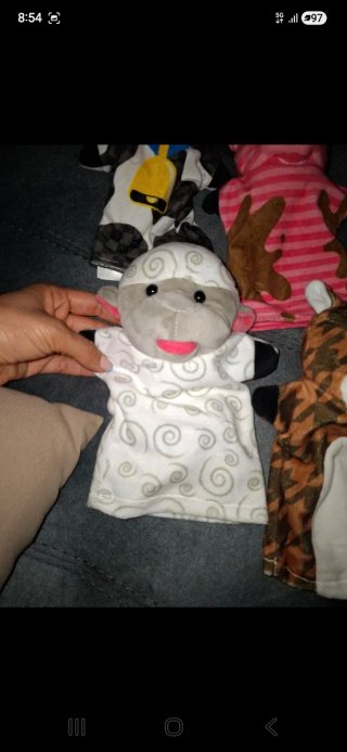 Marionetas de peluche de animales