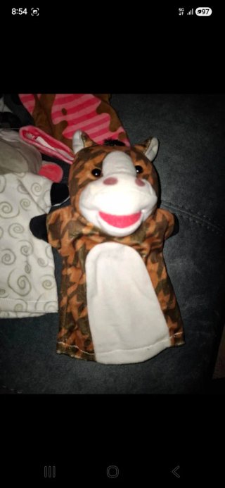 Marionetas de peluche de animales