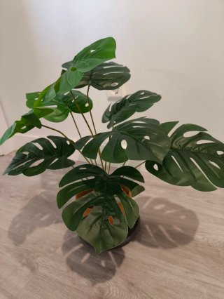 Planta Tropical Artificial Monstera