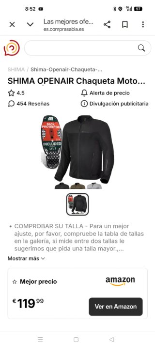 Chaqueta Moto iXON Invierno/ shima verano